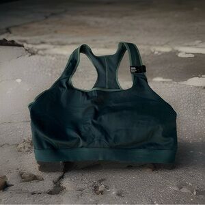 adidas Dark Green Racerback Sports Bra